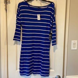 Express striped casual dress size M NWT